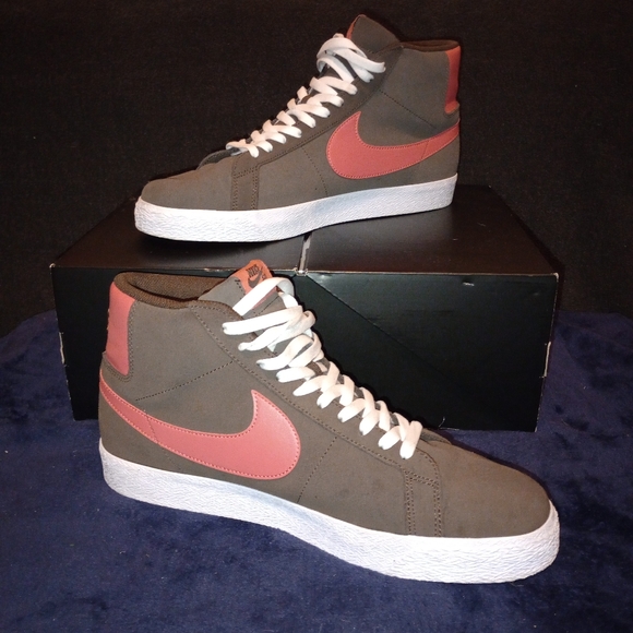 Men's Nike SB Zoom Blazer Mid Baroque Brown/Adobe Size 13 - Picture 1 of 11